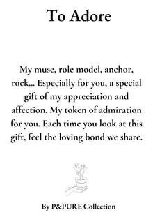 Ananas Rosita poklon "Za obožavanje" S ČESTITKOM! - Ø12cm - ↕35cm